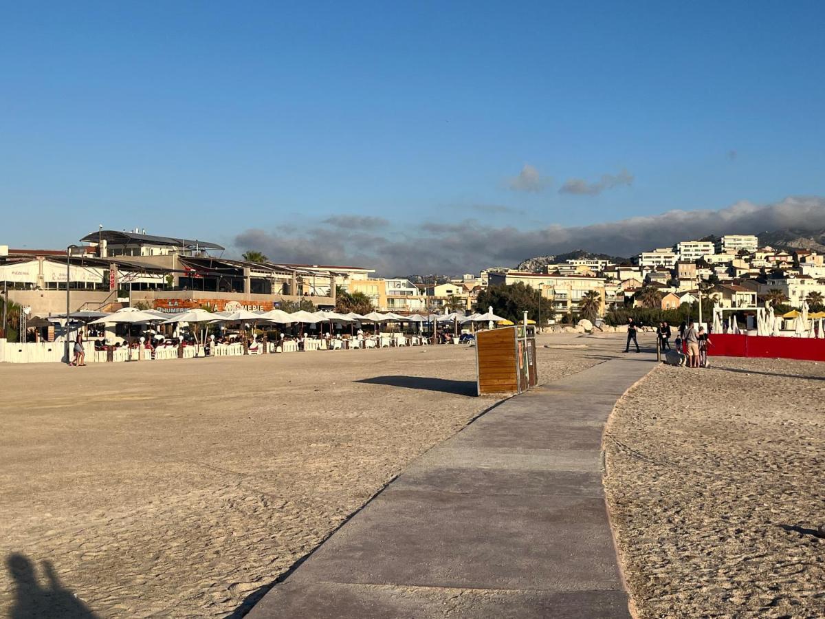Sun Escape, Appart Renove Climatise 3 Pieces 4-6 Pers, 350M De La Plage Marsylia Zewnętrze zdjęcie